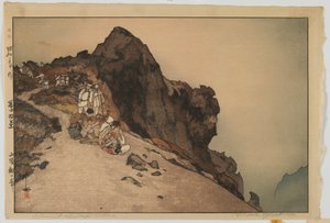 Summit of Fuji, from the series, Ten Views of Mount Fuji, Showa era by Hiroshi Yoshida