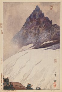 Yarigatake A (woodblock print on paper) by Hiroshi Yoshida