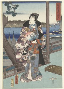 The Elegant Prince Genji at Suma
