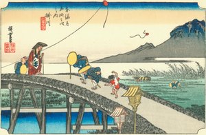Kakegawa by Hiroshige