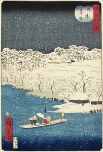 Evening Snow at Hashiba, November 1861