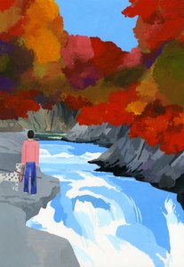 Autumn Leaves and Rivers by Hiroyuki Izutsu