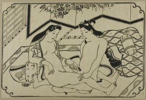 A Sheet from a Shunga Album