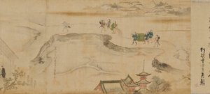 Scenes from the Theaters and the Yoshiwara Pleasure Quarters by Hishikawa Moronobu