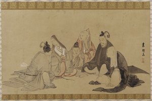 The Six Immortal Poets (Edo Period)