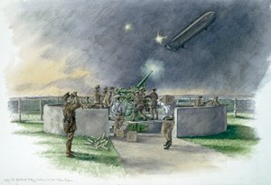 Lodge Hill Battery, Chatham, Kent, World War I