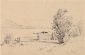 Lakeside View from Suolijärvi by Hjalmar Munsterhjelm