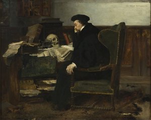 Absorbed in His Studies by Hjalmer Eilif Emanuel Peterssen