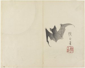 Bat and Moon