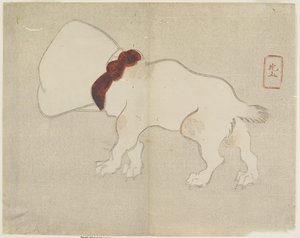 Dog with Bag Over its Head, c. 1830