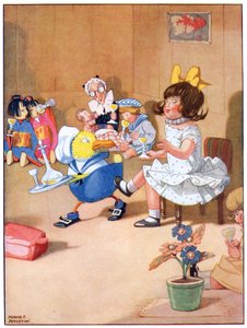 I am almost afraid he put out his tongue, illustration from 