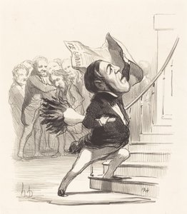 A. Granier de Cassagnac by Honoré Daumier