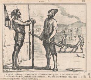 Naples: Delegates of the Commission by Honoré Daumier