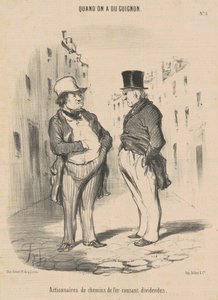 Railway Shareholders Discussing Dividends