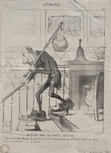Actualities (No. 128): Mr. Dupin in his little shoes by Honoré Daumier