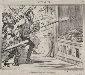 Actualities (No. 557): The Insurrection of the Pastry-Cooks by Honoré Daumier