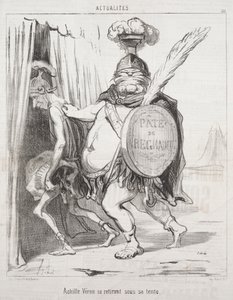 Actualities: Achilles Withdrawing into his Tent by Honoré Daumier