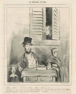 Goodbye! ... By the Grace of God ... by Honoré Daumier