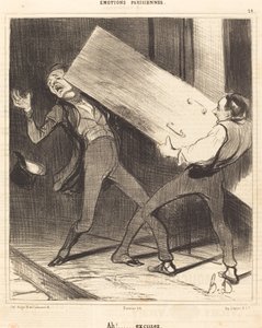 Ah! Excuse Me by Honoré Daumier