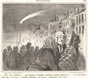 Ah!... the Comets... by Honoré Daumier
