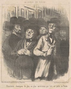 Classical Amateurs ... convinced ... by Honoré Daumier