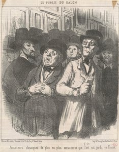 Convinced Classical Amateurs by Honoré Daumier