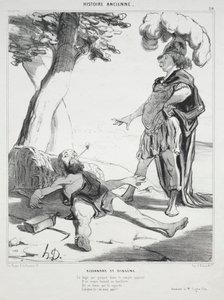 Ancient History, plate 20: Alexander and Diogenes