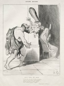 Ancient History, Plate 25: Hercules Subdued by Cupid