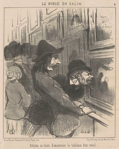 Artists Examining ... by Honoré Daumier