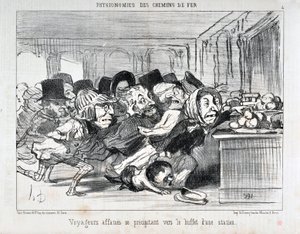 Artwork by Honore Daumier. Series 