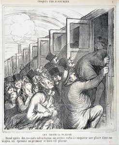 Artwork by Honore Daumier. Series 