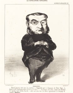 Ath. L. Charles Coquerel by Honoré Daumier