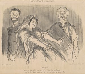 Athalie by Honoré Daumier