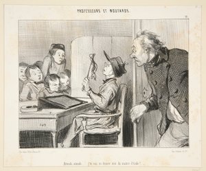 Wait by Honoré Daumier