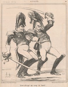 Having Caught a Sunburn by Honoré Daumier