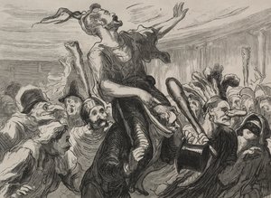 Opera Ball: Long Live the Flambards by Honoré Daumier