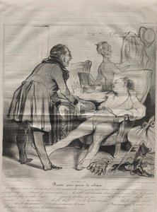 Caricaturana, Plate 72: Recipe to Cure Colic