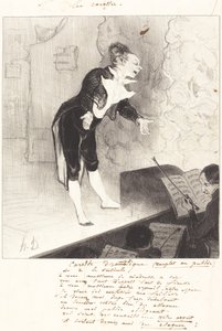 Dramatic Carrot by Honoré Daumier