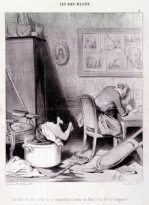 Cartoon About Women Writers. Series 