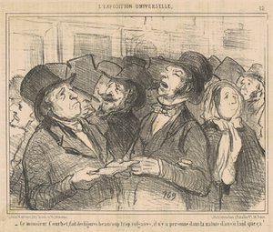 This Mr. Courbet Makes Vulgar Figures by Honoré Daumier