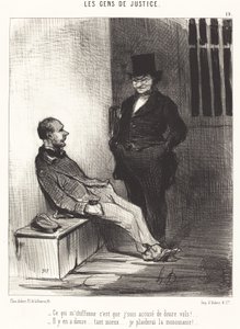 What Bothers Me Is... Twelve Thefts! by Honoré Daumier