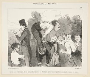 What Proves to Us That, From College by Honoré Daumier
