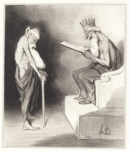 Clemency of Minos by Honoré Daumier
