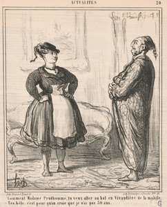 How Madame Prudhomme... As a Vivandière...