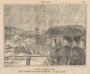 Nautical Races of 1856 by Honoré Daumier