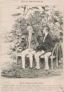 Two from the Capacity of the Old Regime by Honoré Daumier