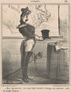 To Think That Perhaps I Will Be Reduced... by Honoré Daumier