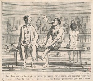 So, Mr. Beaufumé... by Honoré Daumier