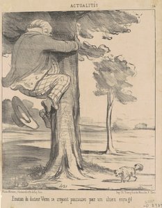 Emotion of Doctor Veron... by Honoré Daumier
