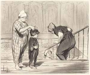 In Family by Honoré Daumier